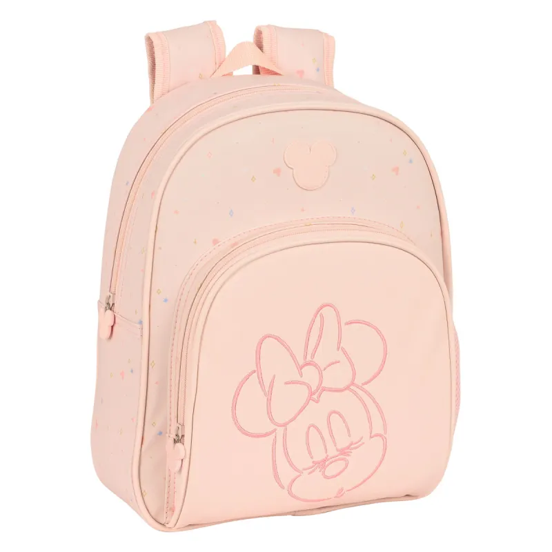 Kooliseljakott Minnie Mouse Baby Roosa (28 x 34 x 10 cm)
